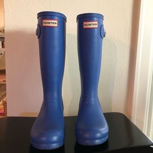 Blue Hunter Rain Boots